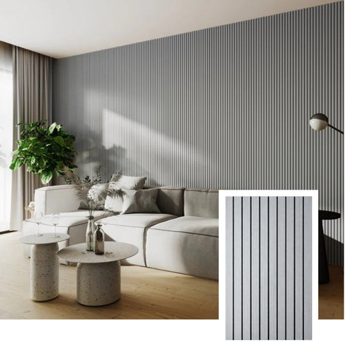 Vibe Panels™ Premium Acoustic Slat Panel — Natural Oak (2.7 × 1.10 m)
