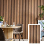 Vibe Panels™ Premium Acoustic Slat Panel — Natural Oak (2.7 × 1.10 m)
