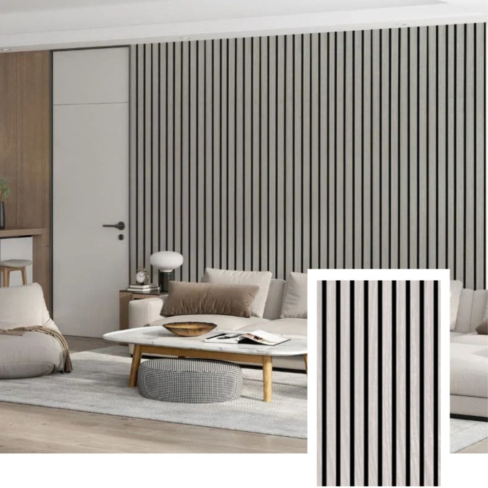 Vibe Panels™ Premium Acoustic Slat Panel — Natural Oak (2.7 × 1.10 m)